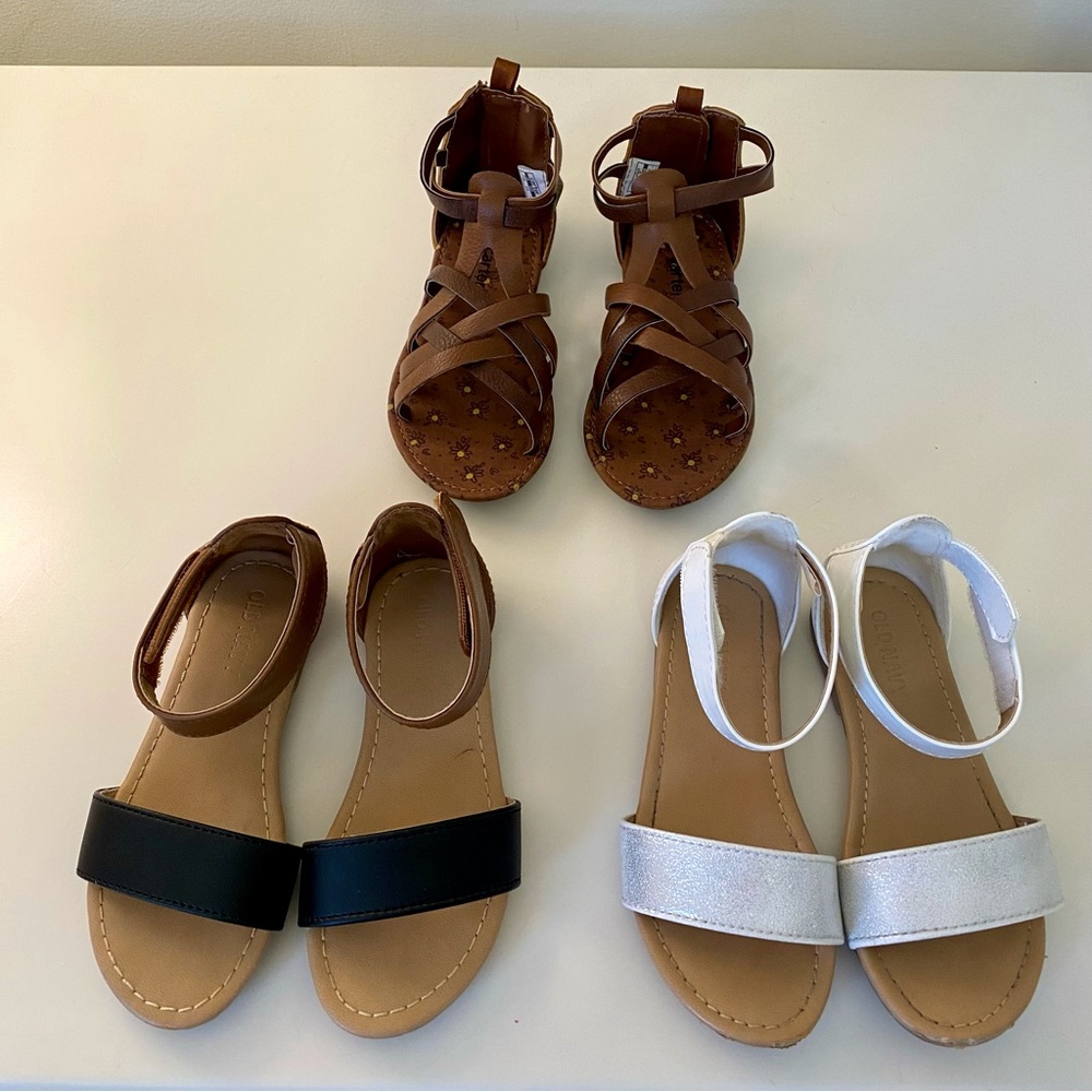 Toddler Girls Sandals Lot Size 8